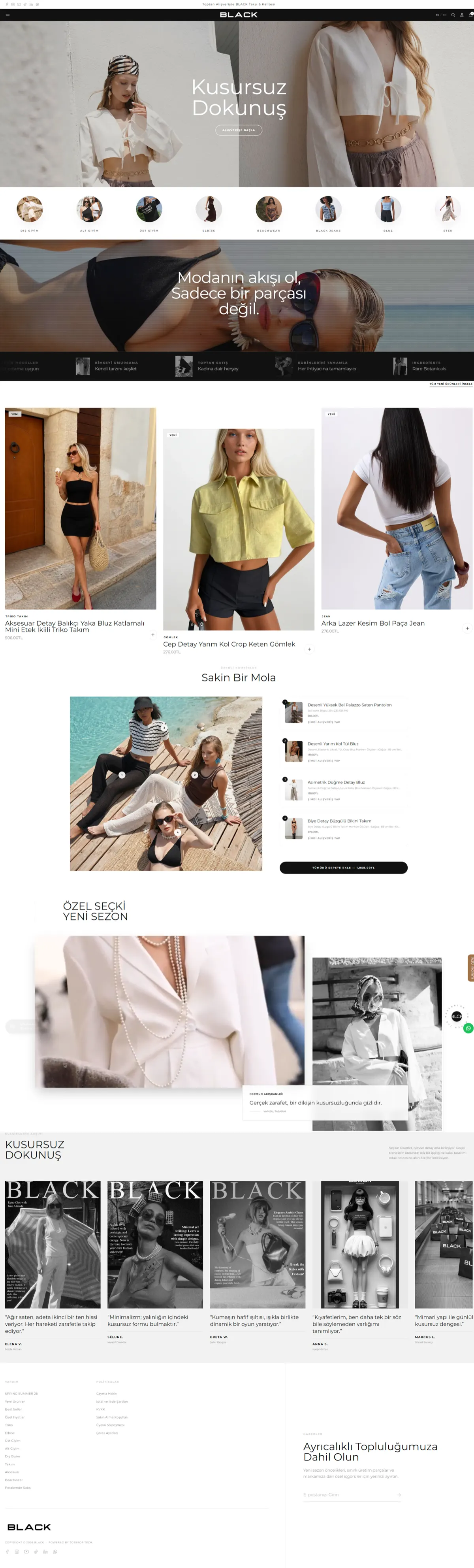 Black Wholesale web sitesi